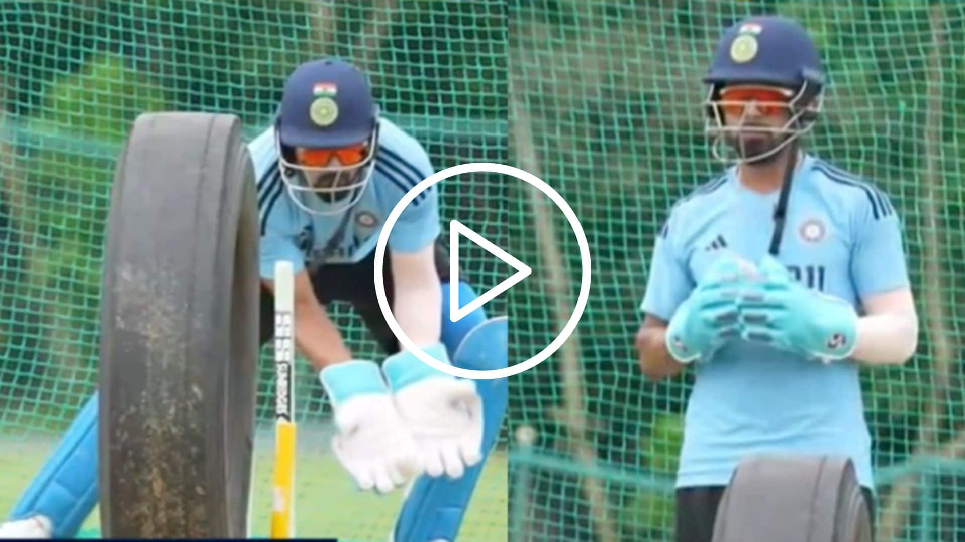World Cup 2023 | KL Rahul Practices Wicket-Keeping By Blocking His Vision